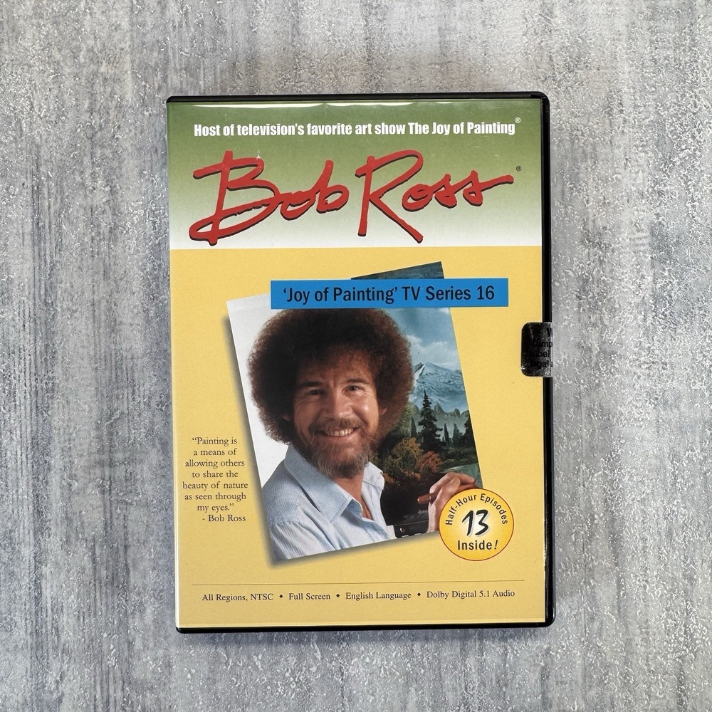 Bob Ross The Joy Of Painting TV Series 16 DVD 3-Disc Set RARE New Sealed